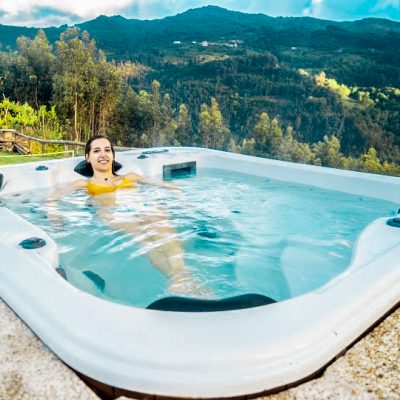 casa com piscina e jacuzzi privado