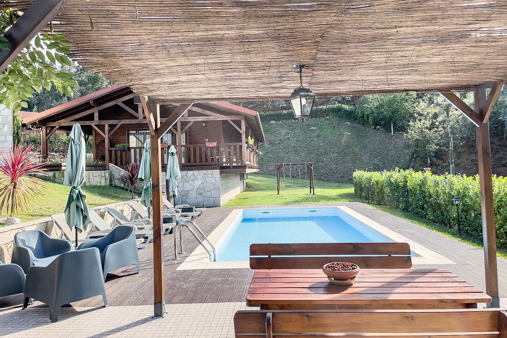Bungalow T2 com piscina privada em Vieira do Minho