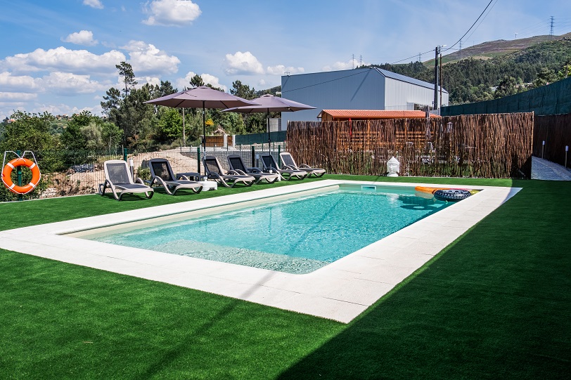 Bungalow T2 com piscina privada e vista para o Rio