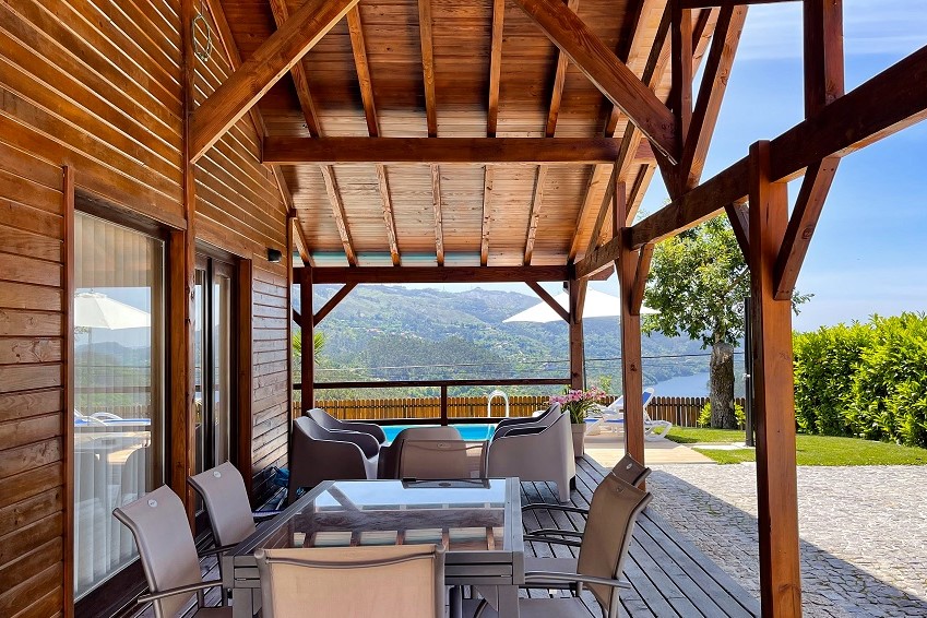 Bungalow T1 com piscina privada e Jacuzzi em Vieira do Minho